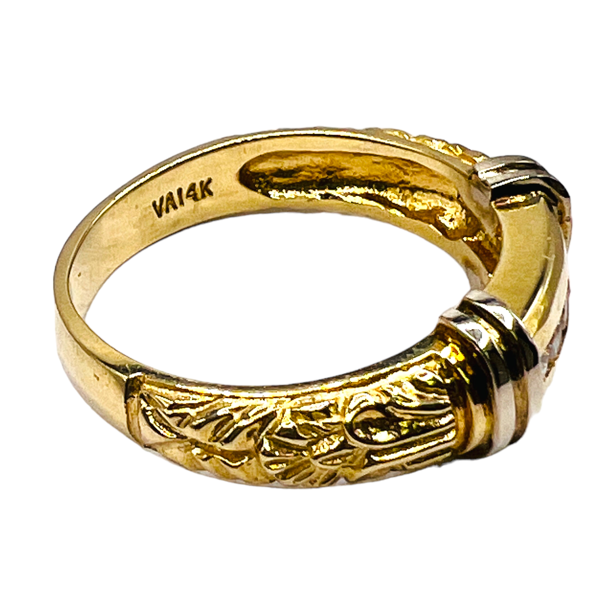 Two-Tone Band Ring for Men