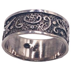 925 sterling silver oxidized ring