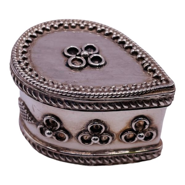 Sterling Silver Large Pill Box Container - Image 2