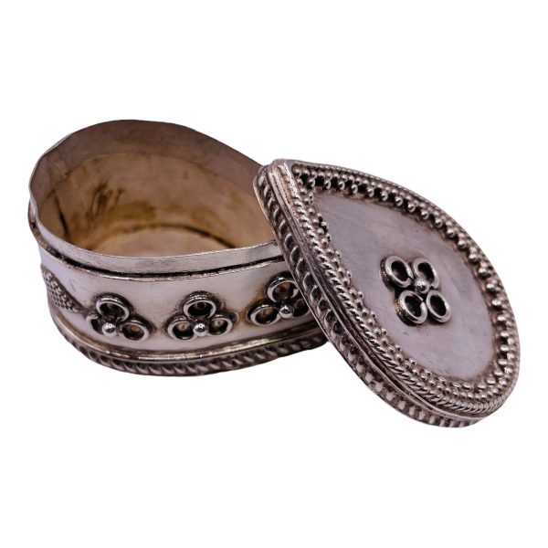 Sterling Silver Large Pill Box Container - Image 7