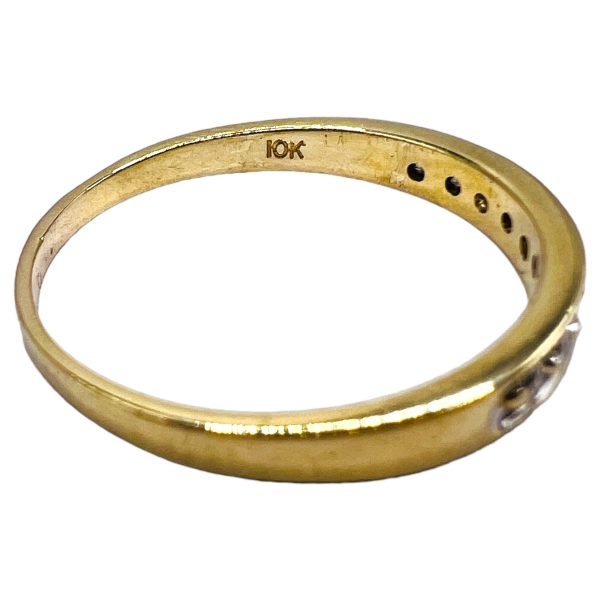 Men's Diamond Channel-Set Band Size 10.25 | 10k Yellow Gold - Image 6