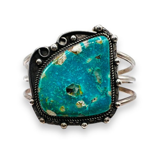 Large Turquoise Nugget Cuff Bracelet & Mineral Stones