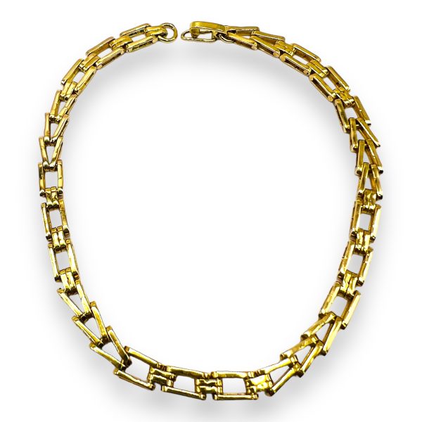 18k Solid Gold Heavy Weight Chain Link Bracelet | Pre-owned