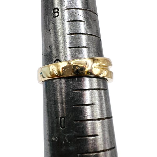 Men's Diamond Wedding Band 14k Yellow Gold, Size 9 - Image 5