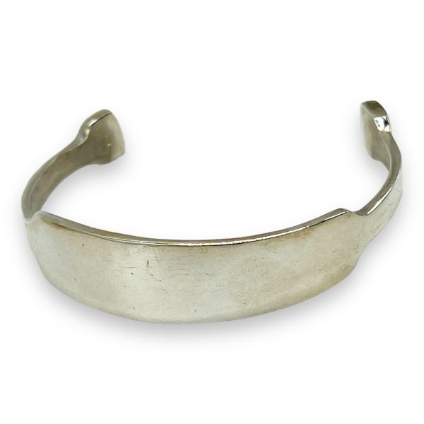 925 Sterling Silver Engravable Cuff Bracelet  | Unisex - Image 4