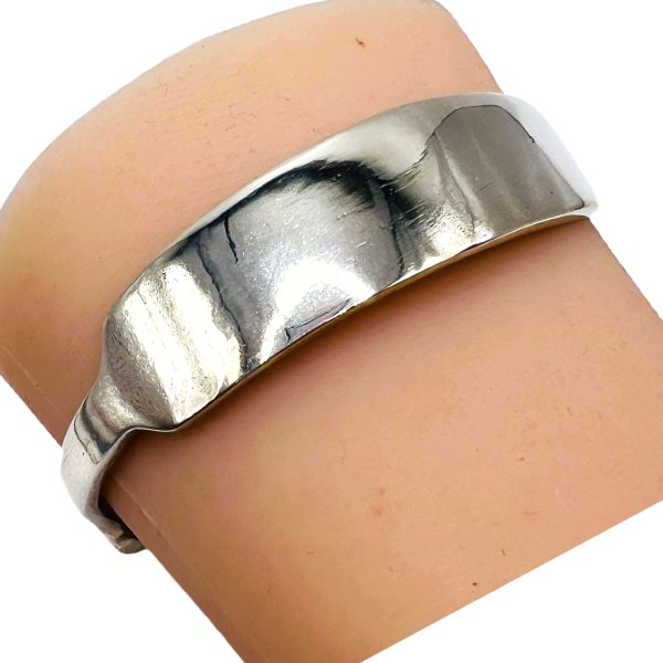 925 Sterling Silver Engravable Cuff Bracelet  | Unisex - Image 3