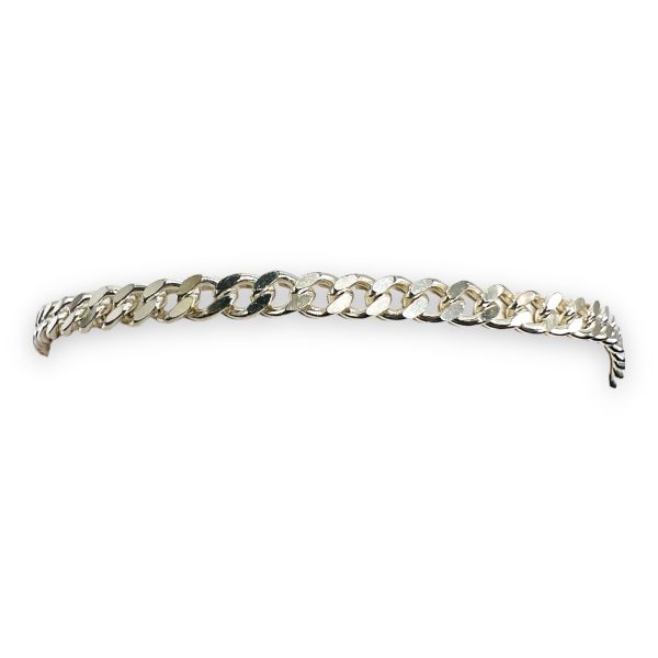 Curb Link Chain Bracelet | Polished 925 Sterling Silver - Image 4