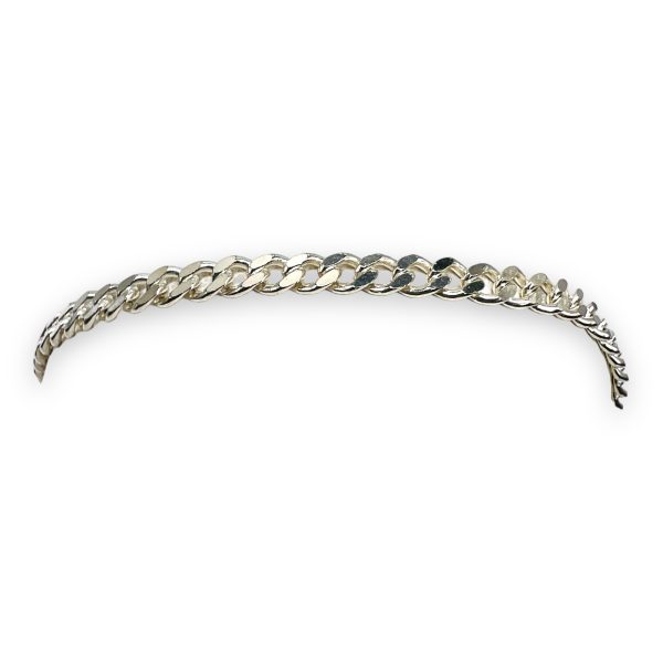 Curb Link Chain Bracelet | Polished 925 Sterling Silver - Image 5