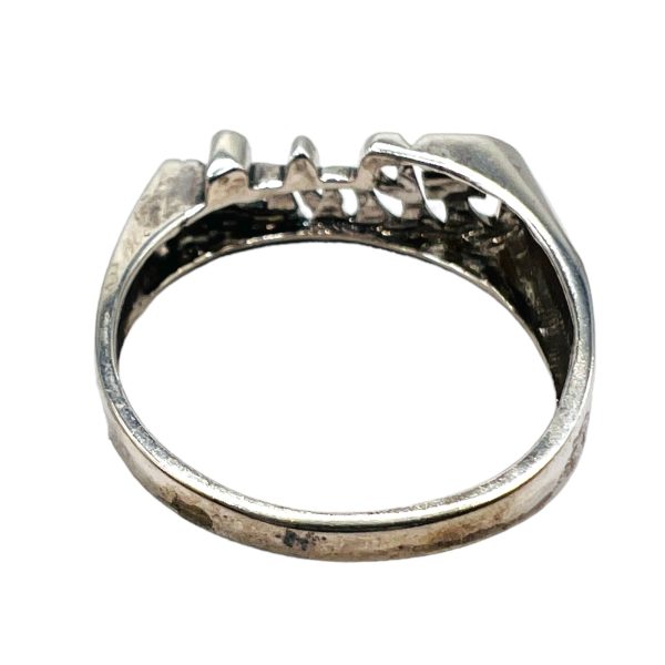 Nameplate Word Ring "Gloria" Size 8 | Sterling Silver - Image 7