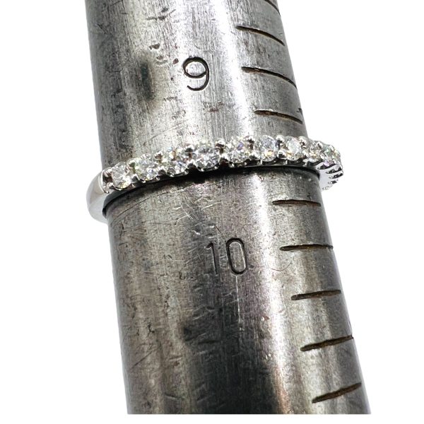 Woman's Full Eternity Diamond Ring Size 9.25 | 14k Gold - Image 6