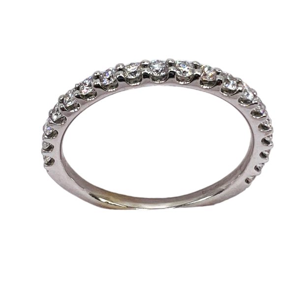 Woman's Full Eternity Diamond Ring Size 9.25 | 14k Gold - Image 4