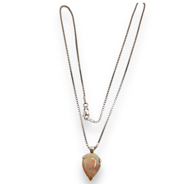 Australian Opal Pendant Necklace 925 Sterling Silver - Image 2