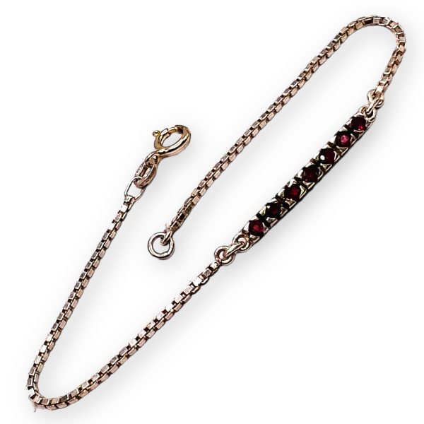 Genuine Red Ruby Sterling Silver Bracelet for Women - Image 5