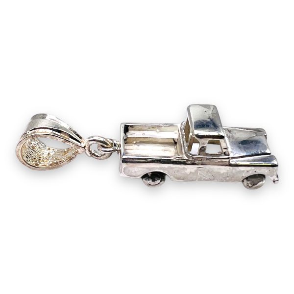 925 Sterling Silver Pickup Truck - Car Auto Pendant