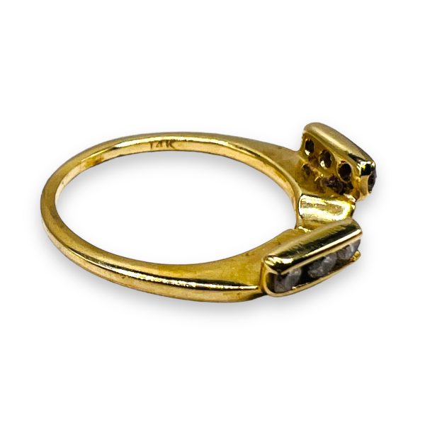 Diamond Enhancer Ring 14k Yellow Gold, Size 4 - Image 2