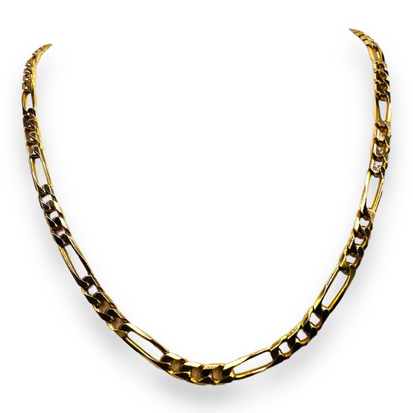 14k Real Solid Yellow Gold Figaro Chain | Unisex - Image 2