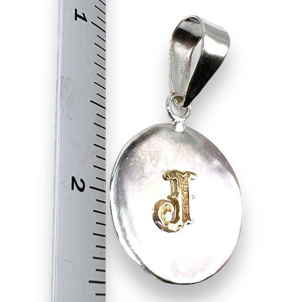 Army Dog ID Tag Round Disc with Letter ‘J’ 10k Gold Initial - Image 10