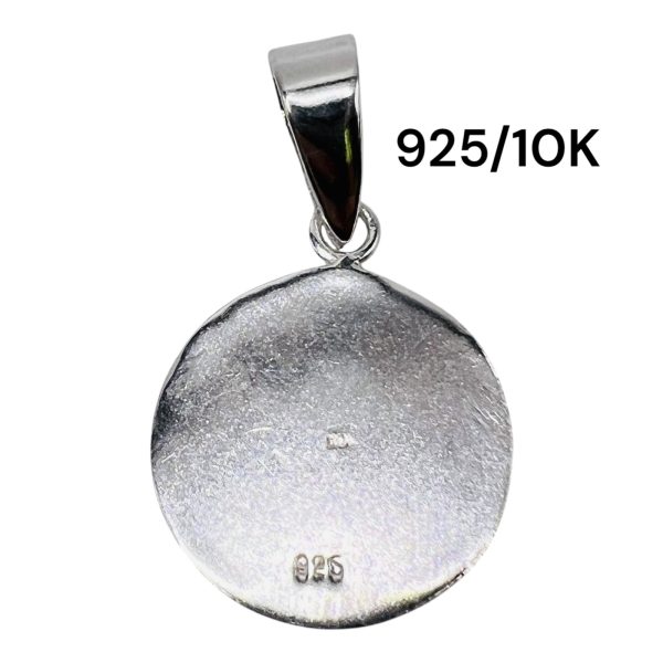 Army Dog ID Tag Round Disc with Letter ‘J’ 10k Gold Initial - Image 2