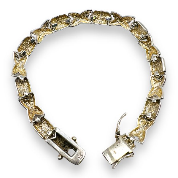 Sterling Silver Vermeil XOXO Bracelet | Pre-owned - Image 2