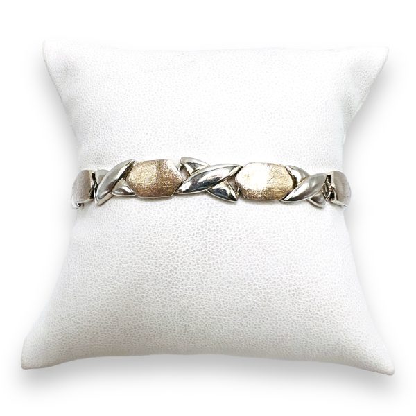 Sterling Silver Vermeil XOXO Bracelet | Pre-owned - Image 3