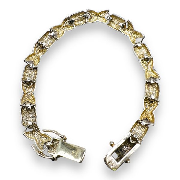 Sterling Silver Vermeil XOXO Bracelet | Pre-owned - Image 6