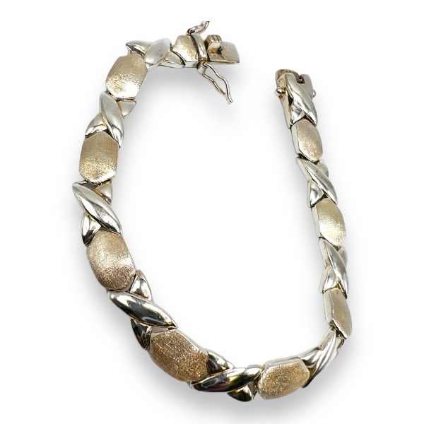 Sterling Silver Vermeil XOXO Bracelet | Pre-owned - Image 7