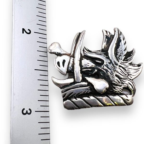 Sterling Silver Mythical Fantasy Winged Animal Pendant - Image 5