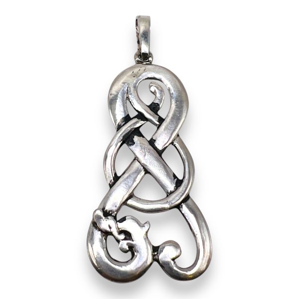 Sterling Silver Irish Celtic Trinity Knot Pendant