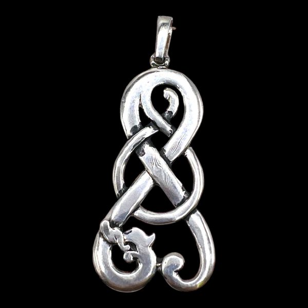 Sterling Silver Irish Celtic Trinity Knot Pendant - Image 2