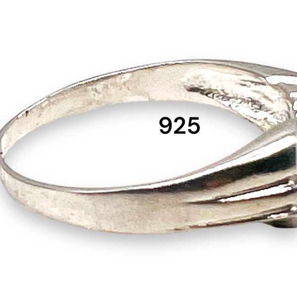 Nameplate Word 'Sexy' Ring 925 Sterling Silver, sz 5.25 - Image 3